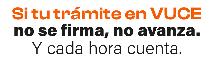 Firma digital VUCE
