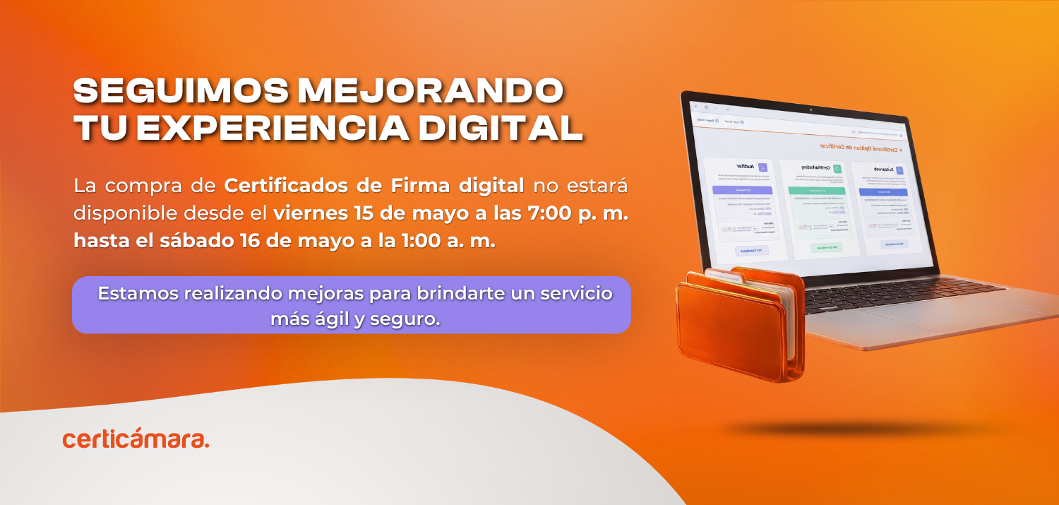 Aviso: canal de ventas no disponible viernes 15 mayo 7pm a sábado 16 mayo 1am