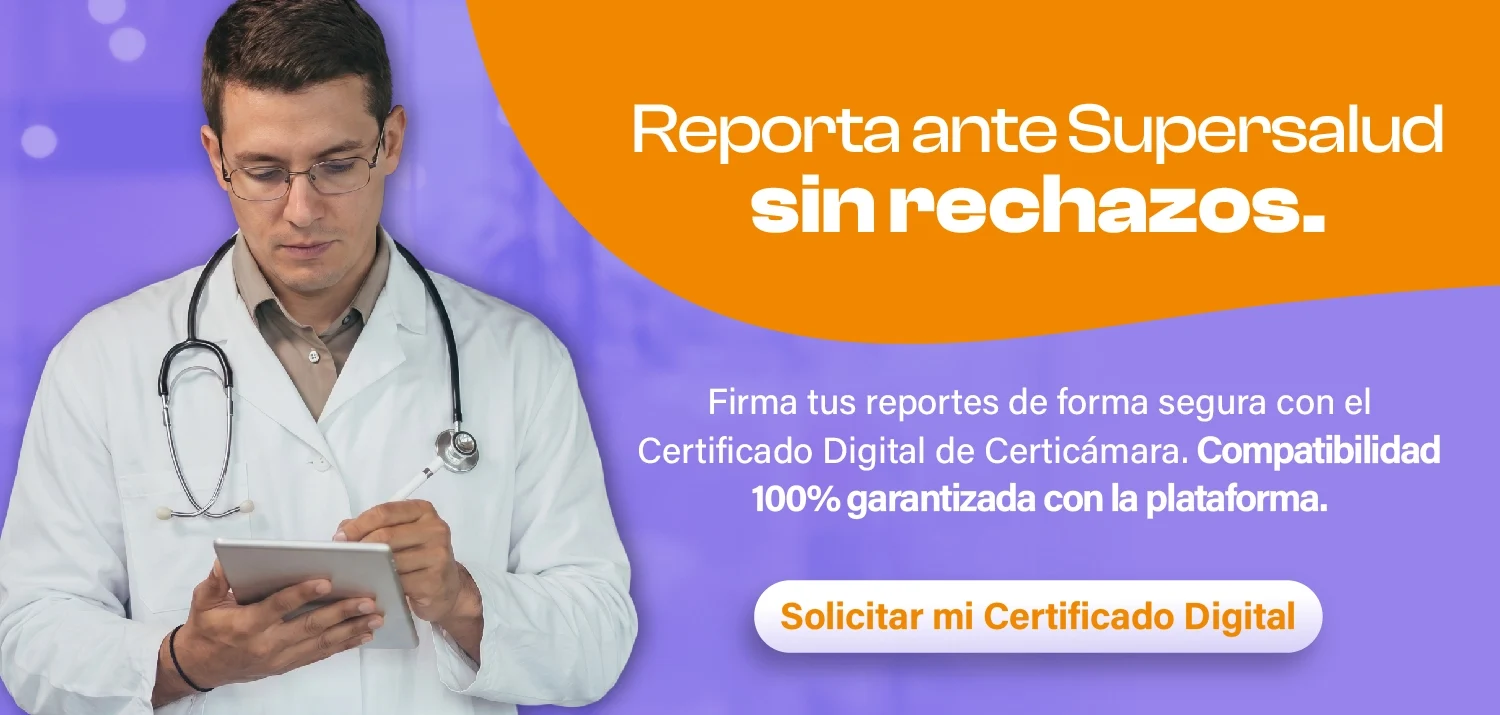 Reporta ante Supersalud sin rechazos